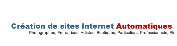 wCration de site Internet exclusivement pour PME PMI TPE