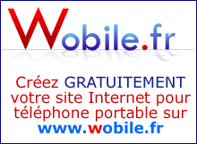 Cr&eacute;ez un site Internet pour t&eacute;l&eacute;phone portable en utilisant www.wobile.fr