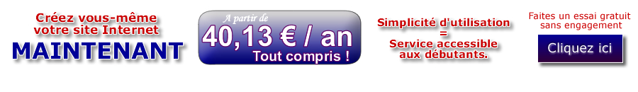 Cr&eacute;er et modifier &agrave; volont&eacute; votre site Internet avec www.waibe.fr - service accessible au d&eacute;butant