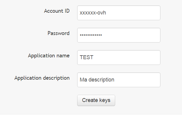 api v6 ovh compte