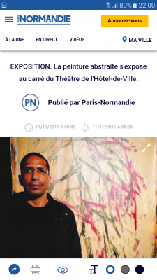 article paris normandie exposition 2011