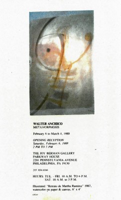 joy berman gallery carton vernissage 1987