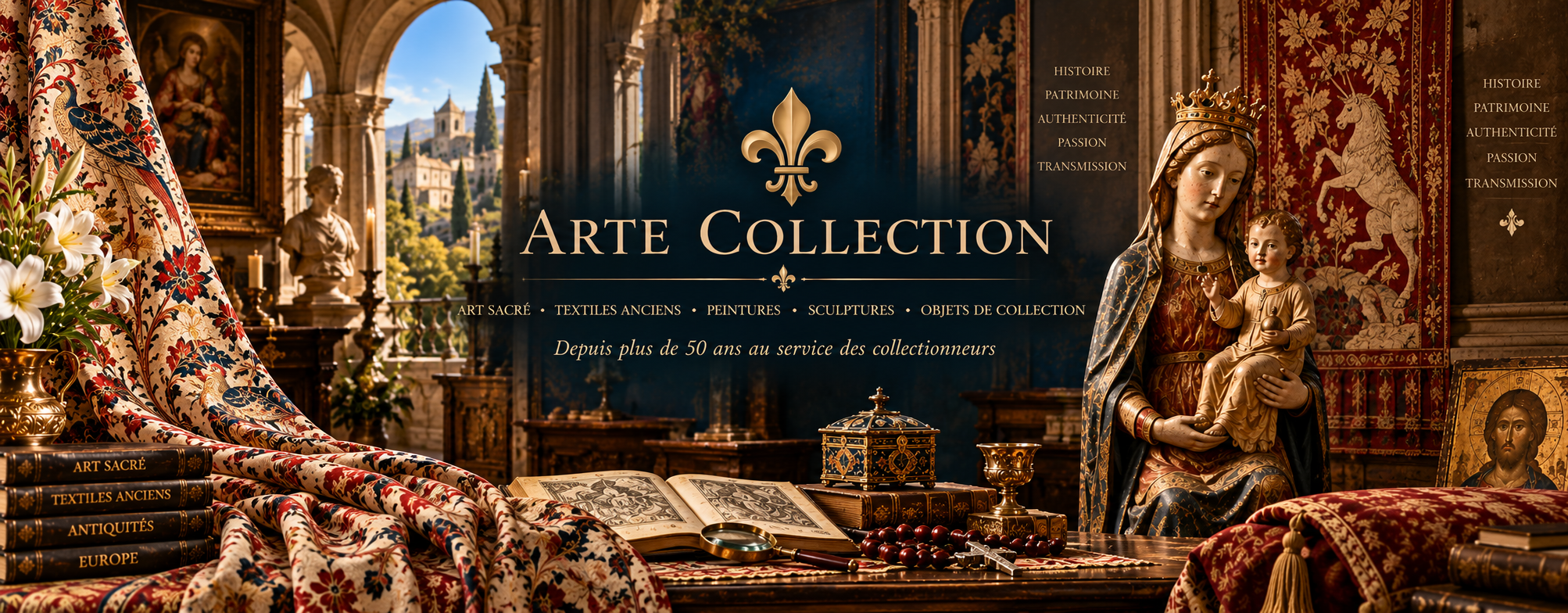 Arte Collection – Art sacré européen et textiles anciens