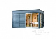 Sauna Cube 4x3 with Lounge room