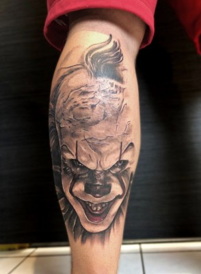 tatouage clown it c  807 a