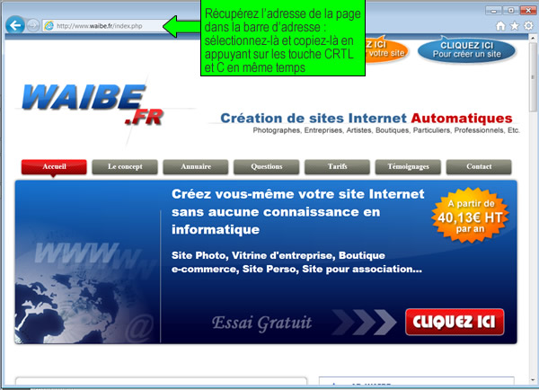 liens web2