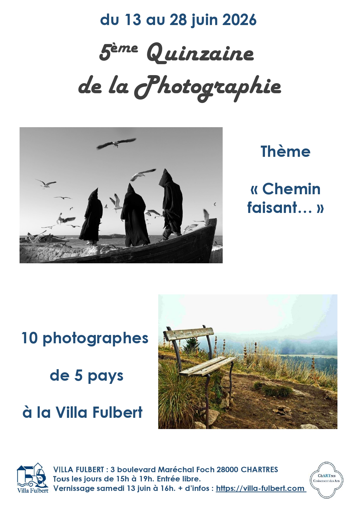Villa Fulbert   5eme Quinzaine de la Photographie   13 au 28 juin 2026   affiche