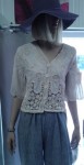 chemisier dentelle facon crochet