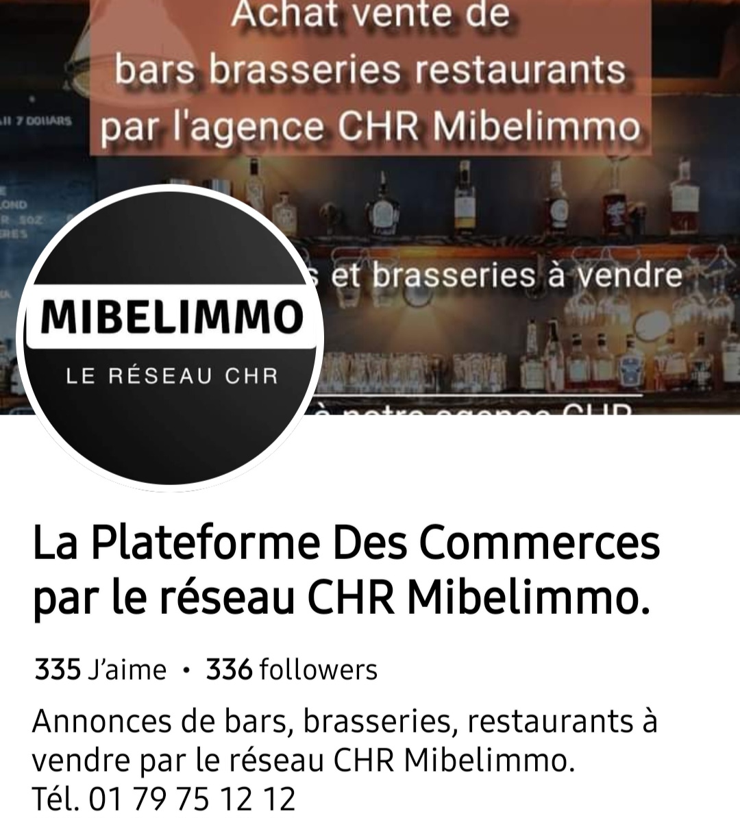 agence qui vend des bars brasseries restaurants.