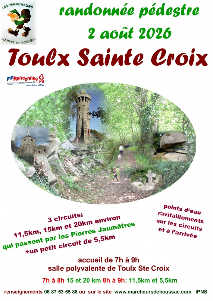 Web affiche rando Toulx 2026