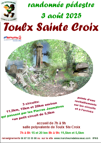 affiche rando Toulx 2025