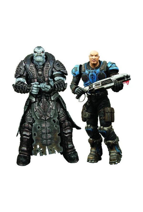 gears of war kim vs raam set 2 fig 18cm