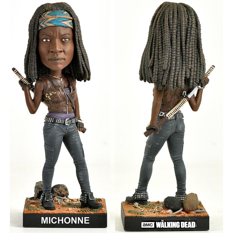 the walking dead michonne bobblehead 