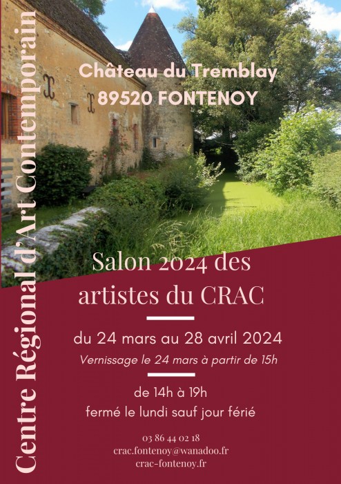Recto flyer Salon 2024 des artistes du CRAC copie copie