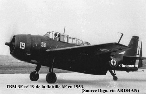 1953 un TBM 3E de la flottille 6F