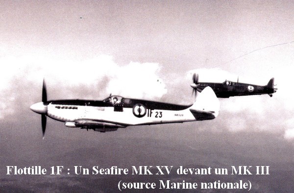 1F Seafire XV devant un III