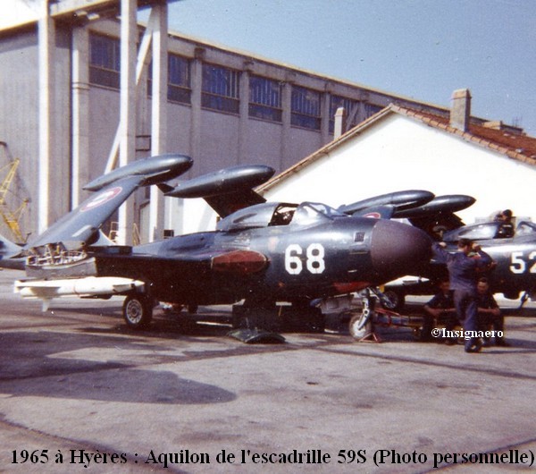 Aquilon n   68 de l escadrille 59S en 1964