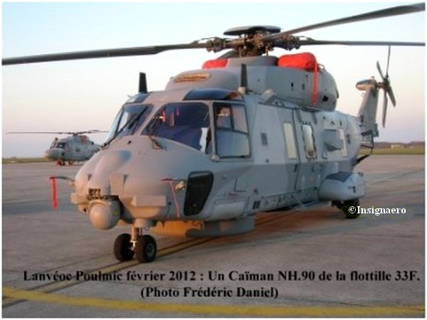 Caiman NH 90 de la flottille 33F a Lanveoc