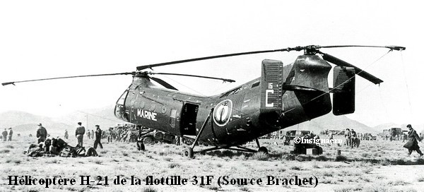 Helicoptere H.21 de la flottille 31F