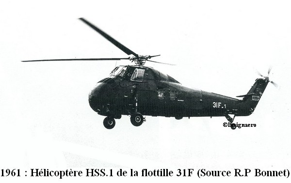 Helicoptere HSS.1 en Algerie de la 31F