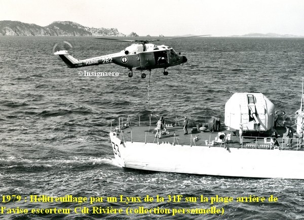 Helicoptere WG13 Lynx de la flottille 31F