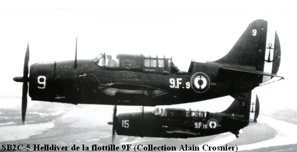 SB2C.5 Helldiver de la flottille 9F A1