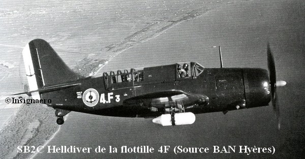 SB2C Helldiver de la 4F photo de  la BAN Hyeres