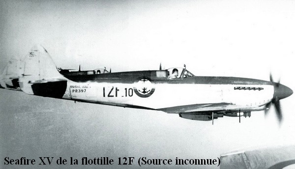 Seafire XV de la flottille 12F