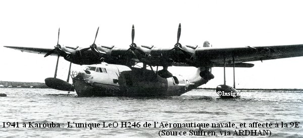 1941 a Karouba. LeO H246 de l escadrille 9E.