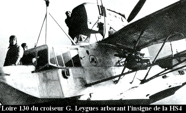 Loire 130 du croiseur Georges Leygues avec insigne de la HS4