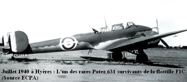 Potez 631 de l escadrille AC1