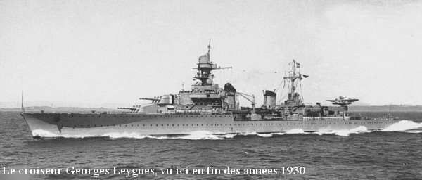 Croiseur Georges Leygues en fin des annees 30