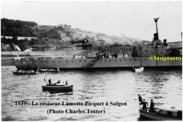 Le Lamotte Picquet a Saigon en 1939