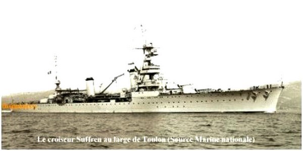 Le Suffren au large de Toulon
