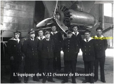 Photo de l equipage du ballon V.12