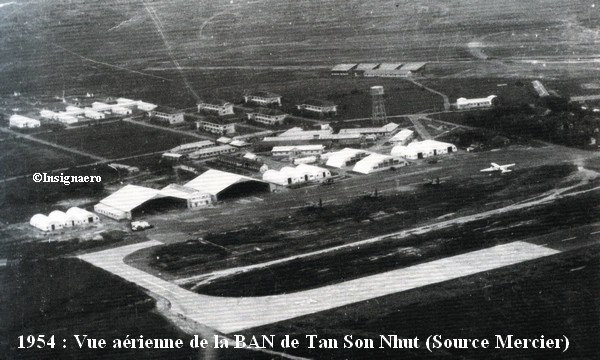 1954 Vue aerienne de la BAN TSN