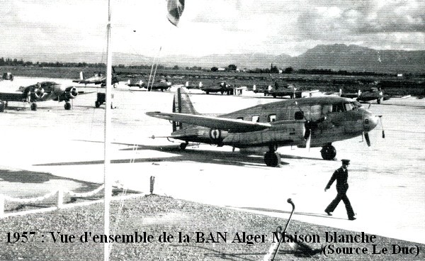 1957 vue d ensemble de la BAN Alger