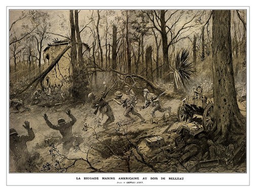 La bataille de Bois Belleau