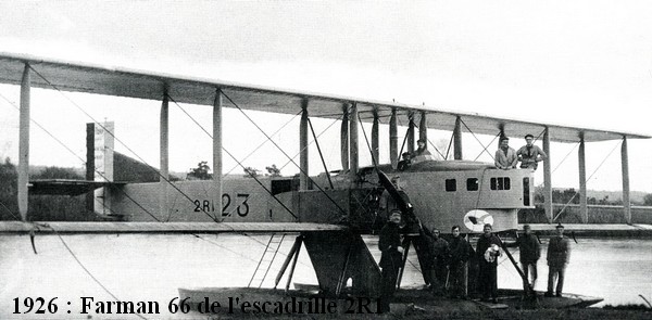 1926. Farman 66 de l escadrille 2R1