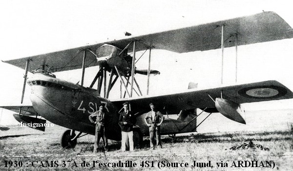 1930. CAMS 37A de l escadrille 4S1