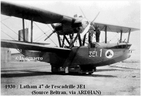 1930  Latham 47 de l escadrille 3E1