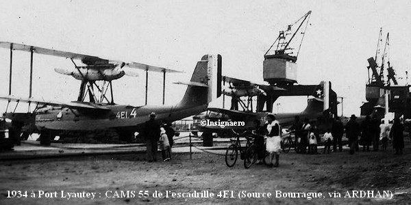 1934. CAMS 55 de l escadrille 4E1