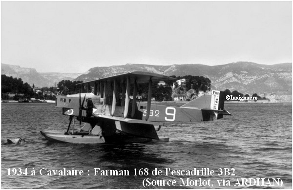 1934 a Cavalaire  Farman F168 de l escadrille 3B2