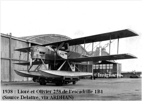 1938. Liore et Olivier 258  de l escadrille 1B1