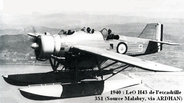 1940. LeO H43 de l escadrille 3S1