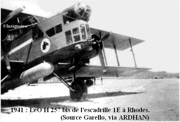1941 LeO H 257 bis de l escadrille 1E