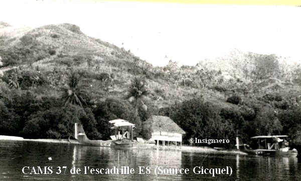 CAMS 37 de l escadrille E8 de Tahiti