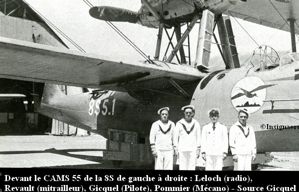 CAMS 55 de l escadrille 8S de Tahiti