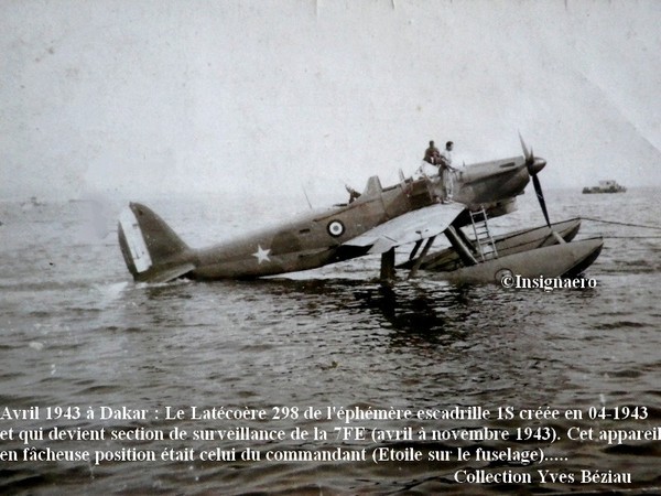 Latecoere 298 de la section de surveillance de la 7FE en 1943. Bis