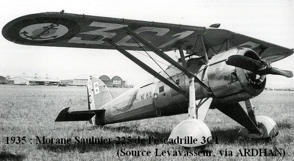 Morane Saulnier 225 de l escadrille 3C1